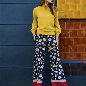 Boden Weybourne Wide leg floral pants